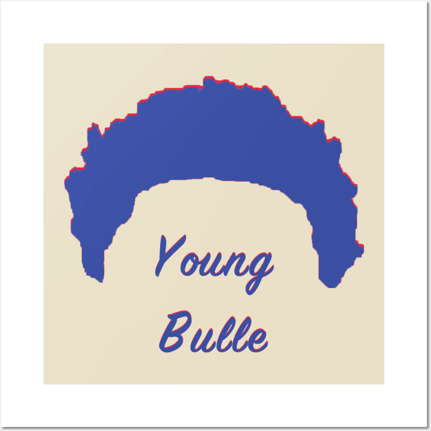 Matisse Thybulle "Young Bulle" 76ers Logo Wall Art by LucasKohli